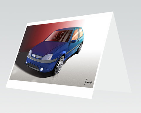 Greeting Card - Fiesta Zetec S MK5